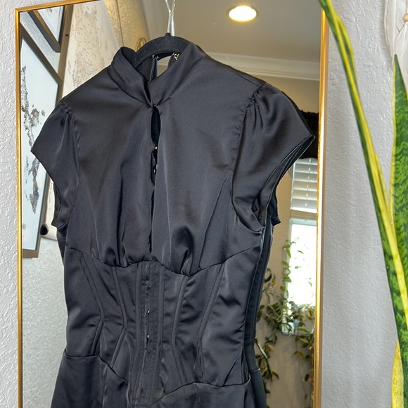 House of CB 'Carmina' Black Mini Corset Dress - Picture 7 of 11